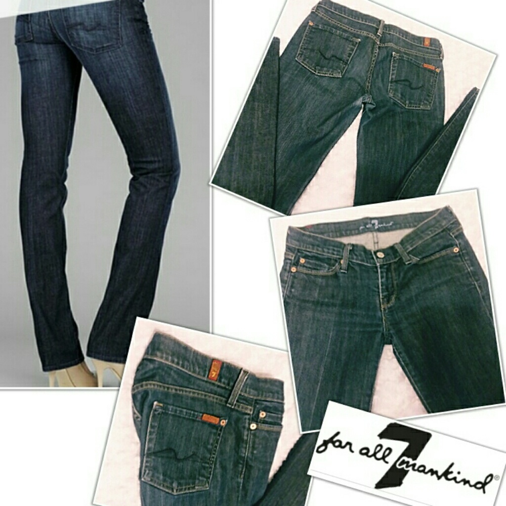 👖7FAMK Straight Leg Size 26 Jeans